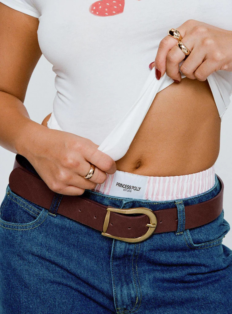 Breslin Belt Brown | Princess Polly AU
