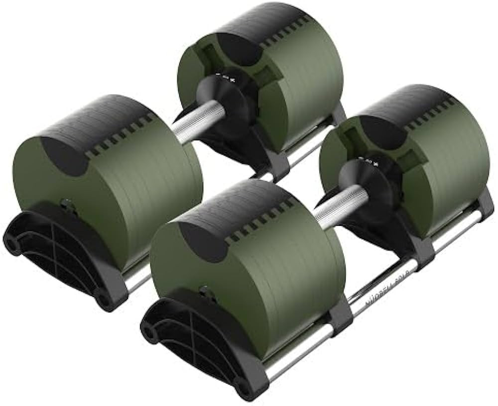 NUOBELL Adjustable Dumbbells Pair 5-80 lbs : the Adjustable Dumbbell Set to Replace 16 Sets of Du... | Amazon (US)