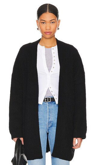 Essie Cardigan in Black | Revolve Clothing (Global)