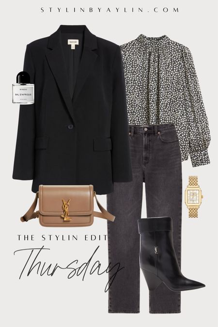 Outfits of the week- Thursday edition, casual workwear, blazer, booties, accessories, StylinByAylin 

#LTKSeasonal #LTKunder100 #LTKstyletip