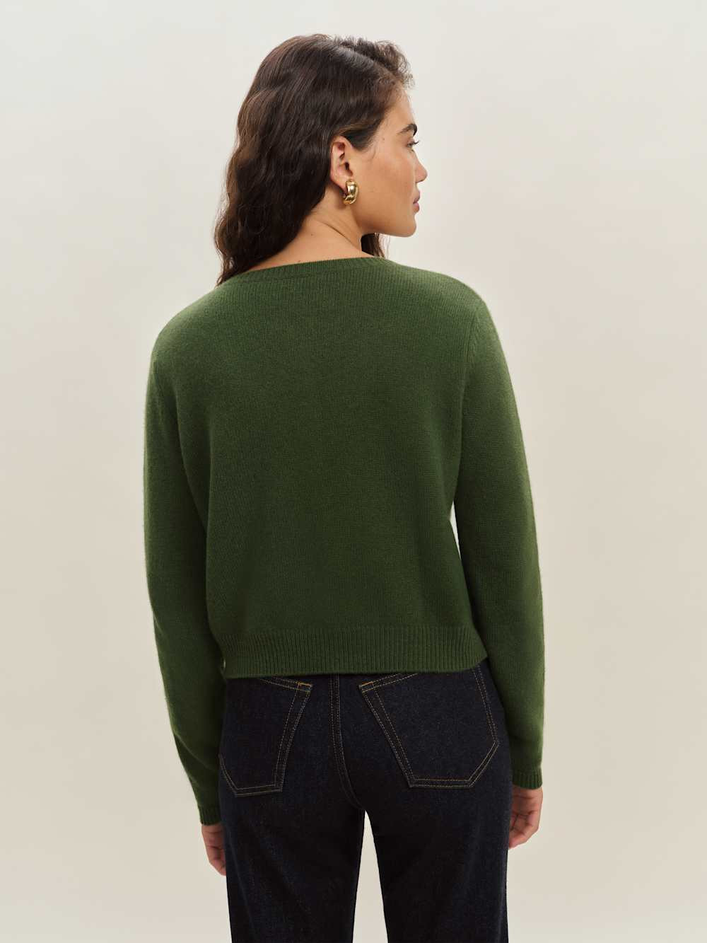 Clara Cashmere Crew Cardigan | Reformation (Global)