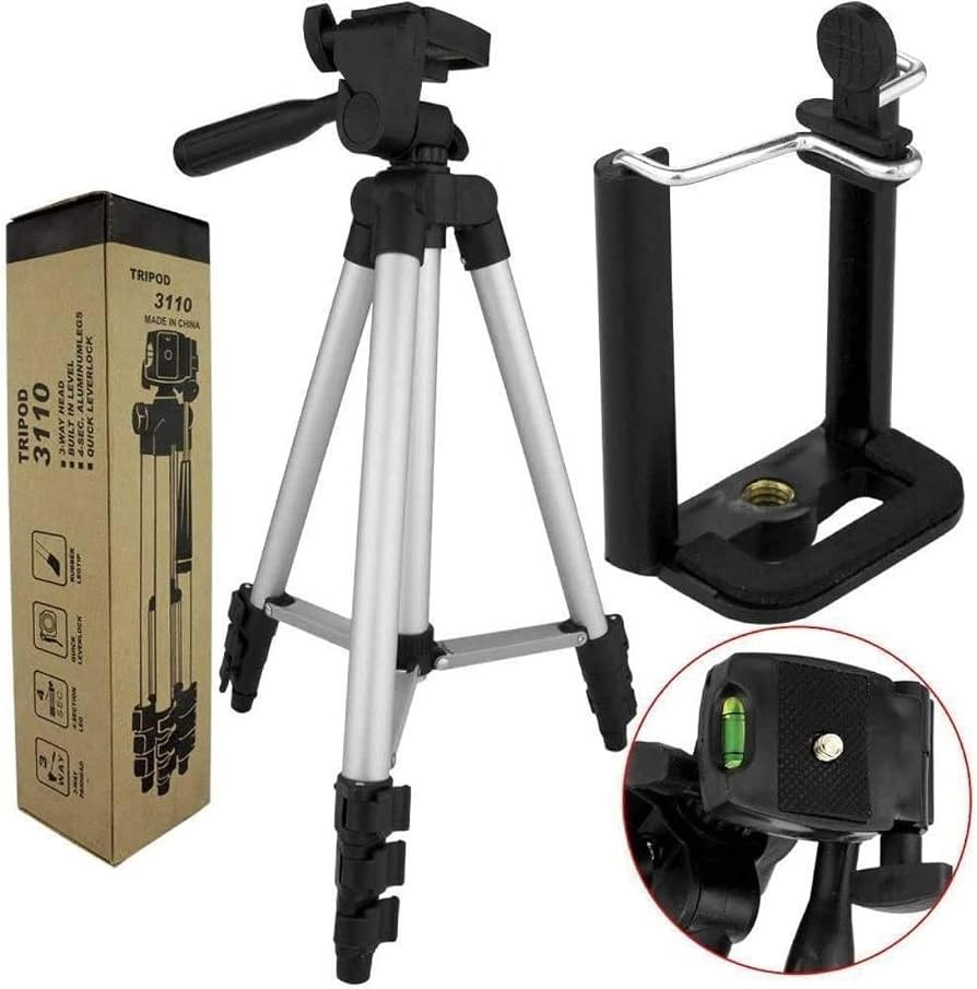 Tripé Telescópico Profissional P/Câmera/Celular Tripod 3110 | Amazon (BR)