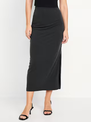 Ribbed Maxi Skirt | Old Navy (US)