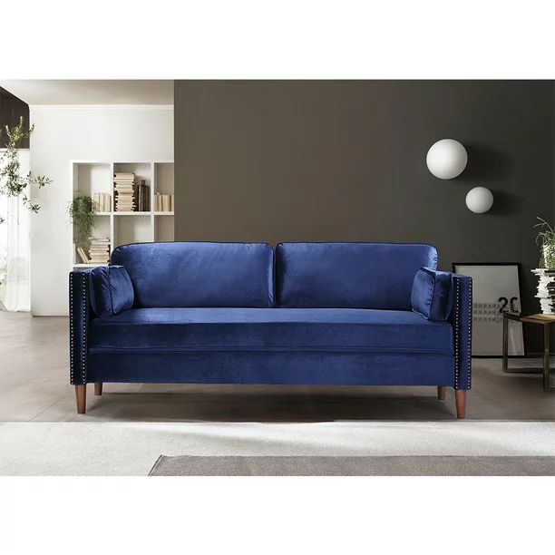 URHOMEPRO Mid Century Sectional Sofa Couch, Upholstered Couch with Solid Rubber Legs, High End Li... | Walmart (US)