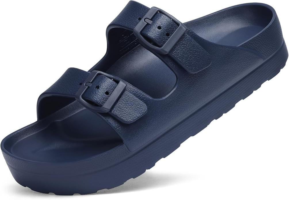 Goosecret Women's Platform Sandals with Arch Support, Chunky Lightweight Foam Slip on Slides, Com... | Amazon (US)