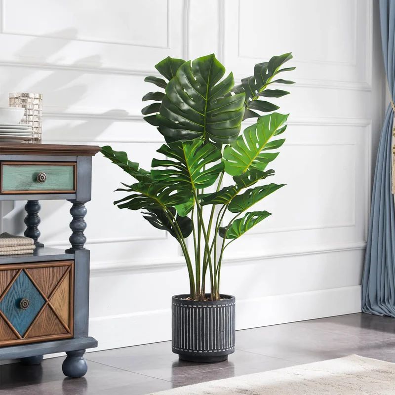 Faux Philodendron Tree in Pot | Wayfair North America