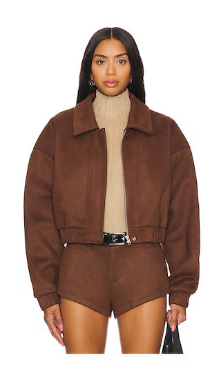 Nakedvice The Selene Jacket in Chocolate. | Revolve Clothing (Global)