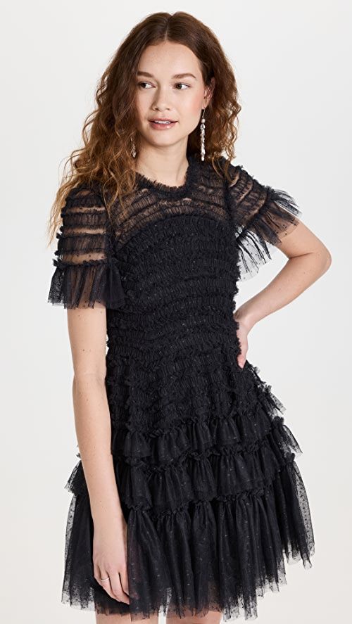 Needle & Thread Valentine Ruffle Micro Mini Dress | SHOPBOP | Shopbop