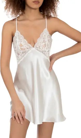 Lace & Satin Chemise | Nordstrom