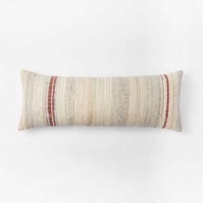 Oversized Woven Lumbar Pillow - Threshold&#8482; designed with Studio McGee | Target