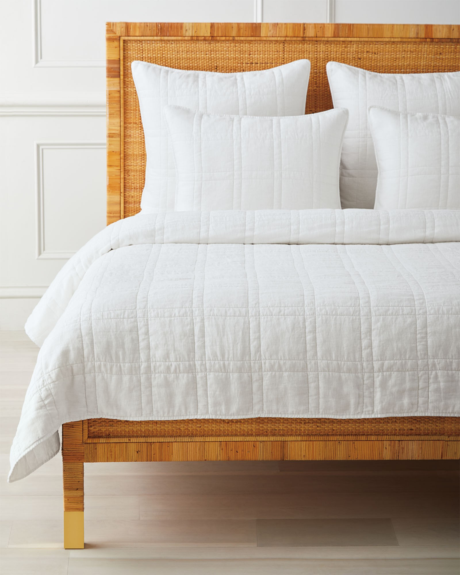 The Washed Linen Quilt | Serena and Lily