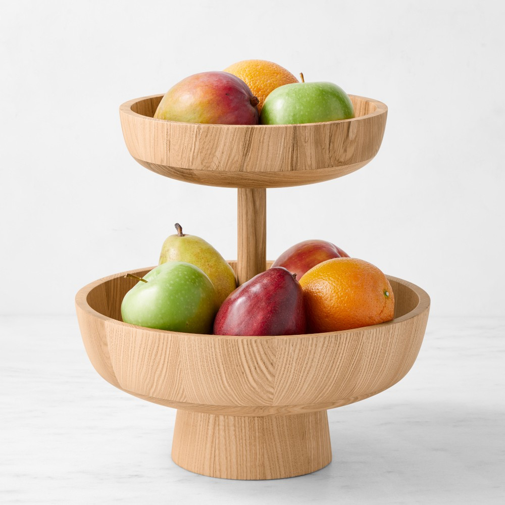 Hold Everything Two-Tiered Fruit Bowl | Williams-Sonoma