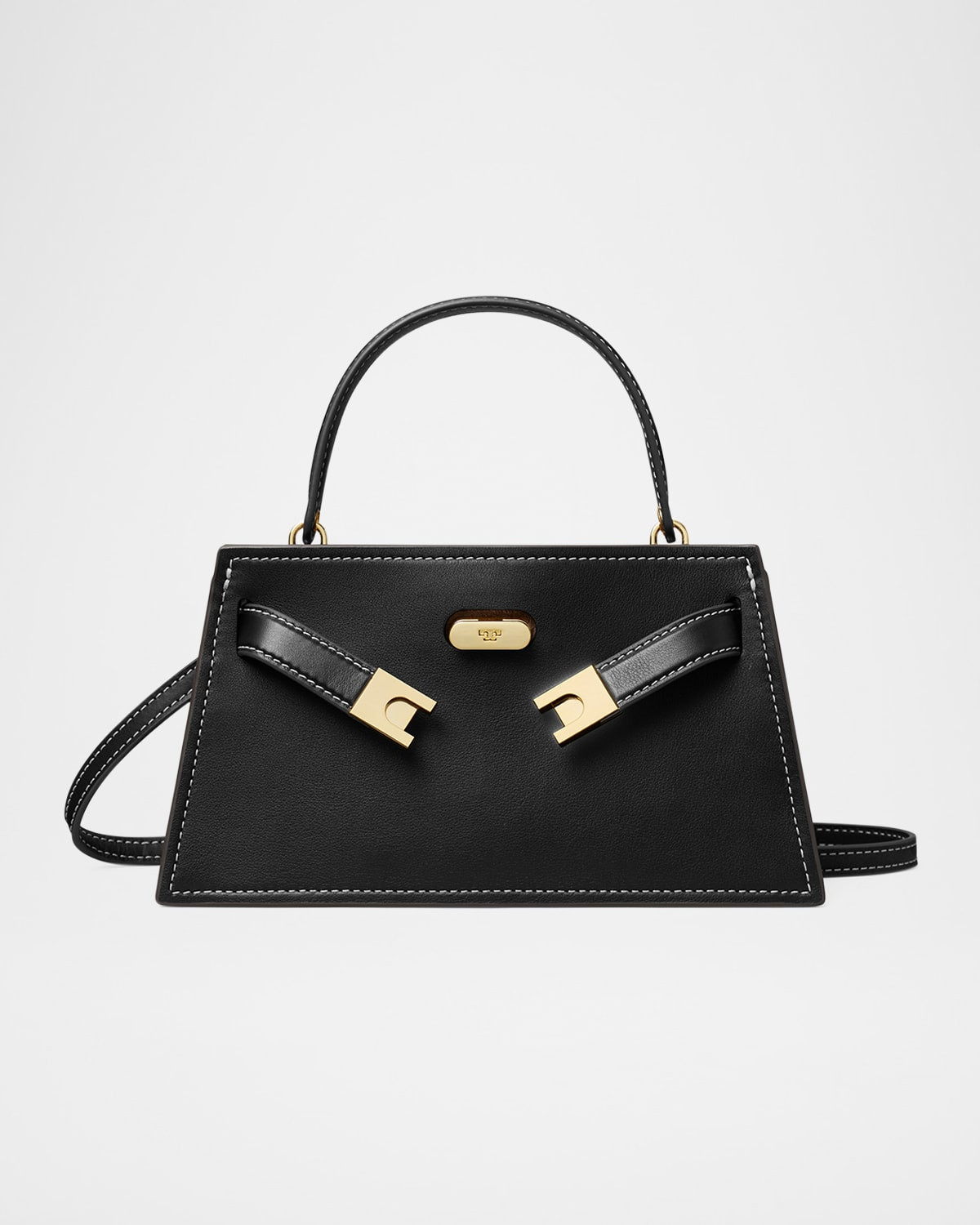 Lee Radziwill Petite Leather Top-Handle Bag | Neiman Marcus