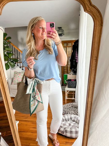 Easy work outfits for the office! 

Workwear, work outfit, work wear, white jeans, jeans, spring outfit, summer outfit, smart casual outfit, work tote, work bag, cute outfits

#LTKworkwear #LTKsalealert #LTKstyletip