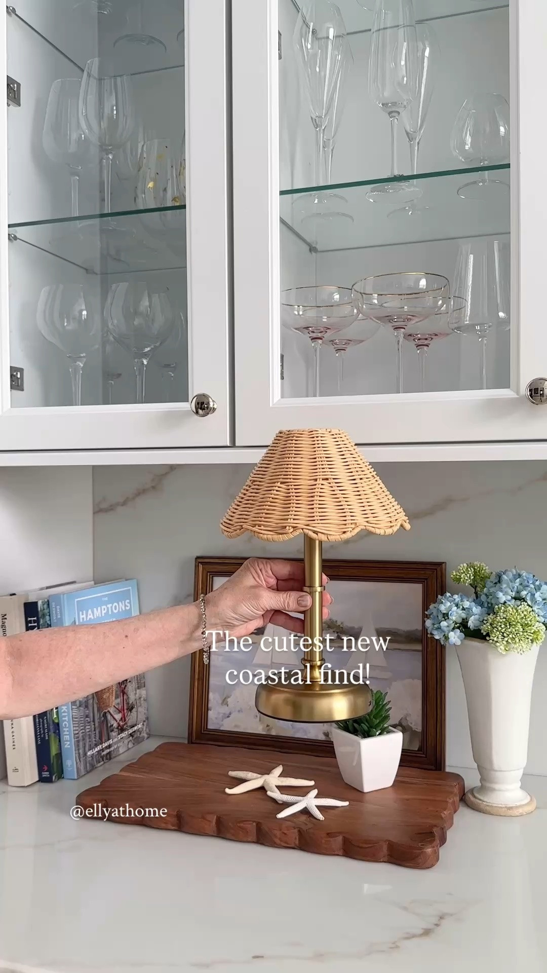 My latest coastal find! I love this touch light available in a taller size too! Shop more classic coastal decor, vases, scallop board, florals, artwork, books, glassware, frame and more! Amazon home, Pottery Barn, @etuhome Target.

#LTKdayinmylife #LTKSaleAlert #LTKHome
