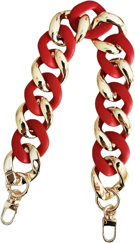 Resin Acrylic Chain Strap for Purse,Handles Chain Strap Replacement,Handbag DIY Chain Accessories | Amazon (US)