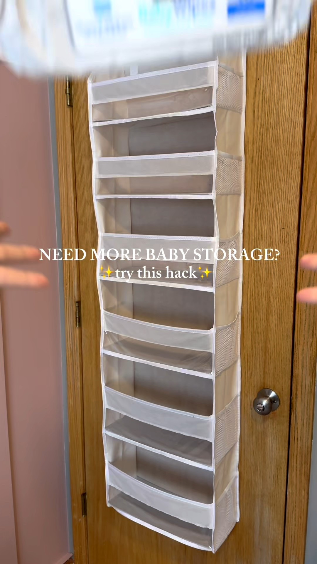 Over the door storage hack for baby essentials ✨

#LTKBaby #LTKmomlife #LTKFindsUnder50