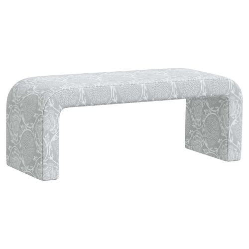 Celia Waterfall Bench, Ranjit Floral | One Kings Lane