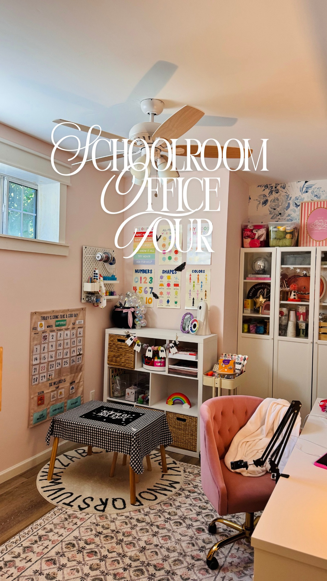 Combining a creative/school space for my little one in my office was a lot more fun than I thought! Here is a full tour of my office/school room!

#LTKKids #LTKFamily #LTKHome