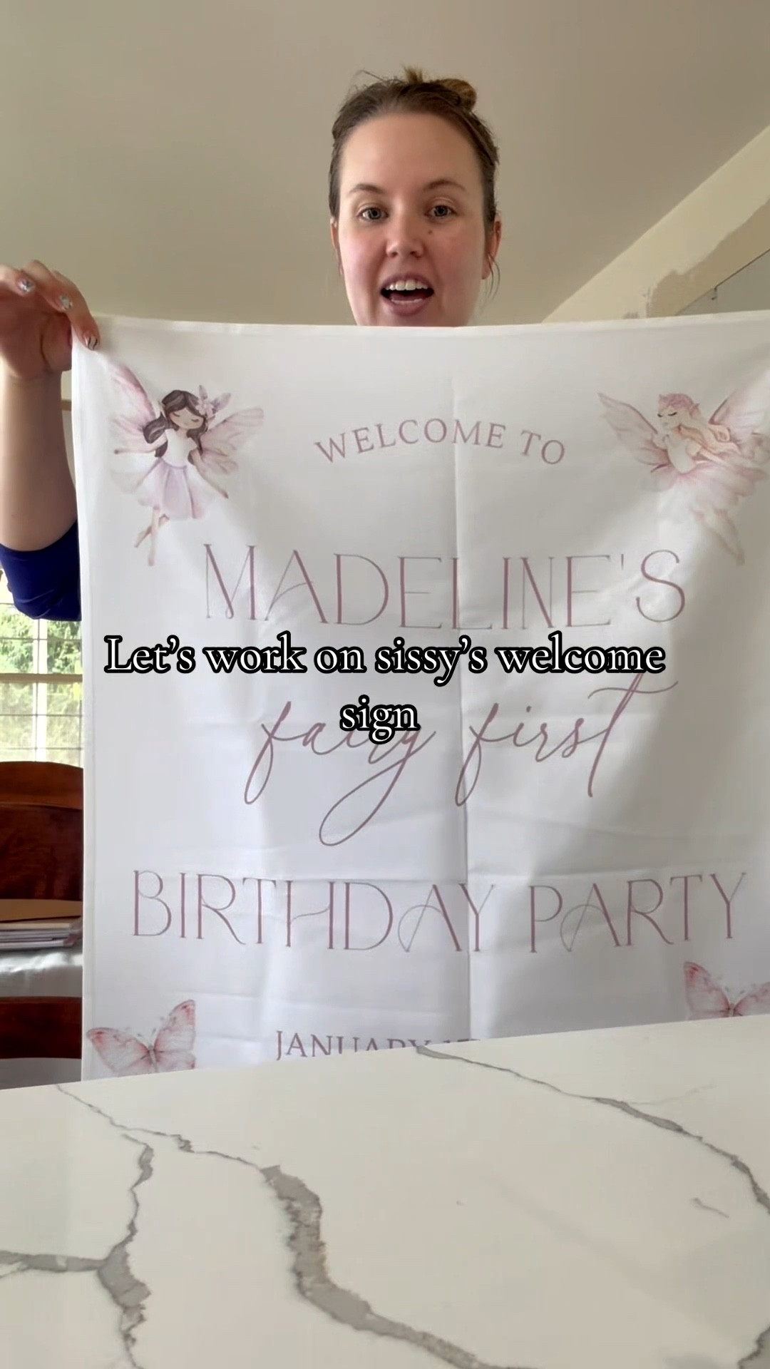 Let diy my daughters fairy first birthday welcome sign 

#LTKBaby #LTKHome #LTKdayinmylife