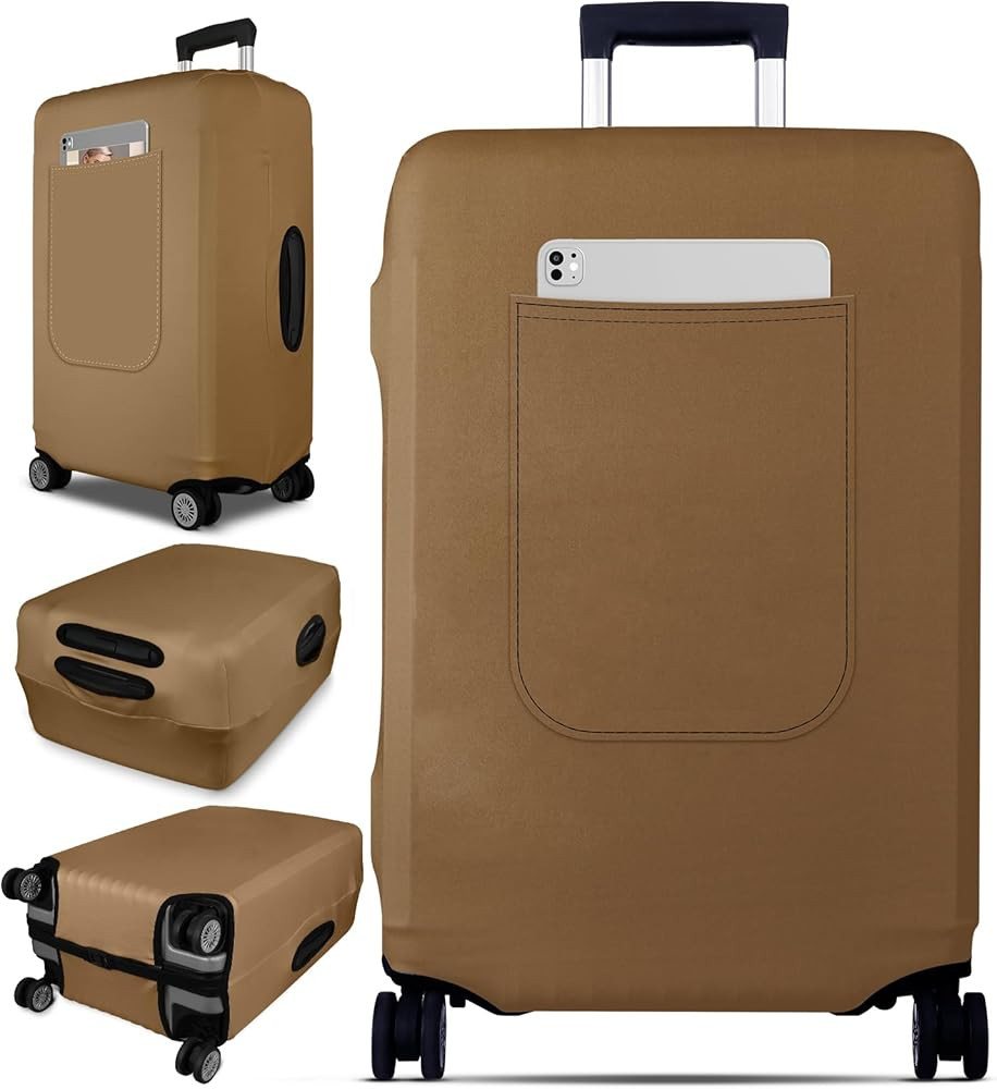 Slohif Luggage Cover for Suitcase Tsa Approved Protector - Luggage Sleeve Suit Case Cover Travel ... | Amazon (US)