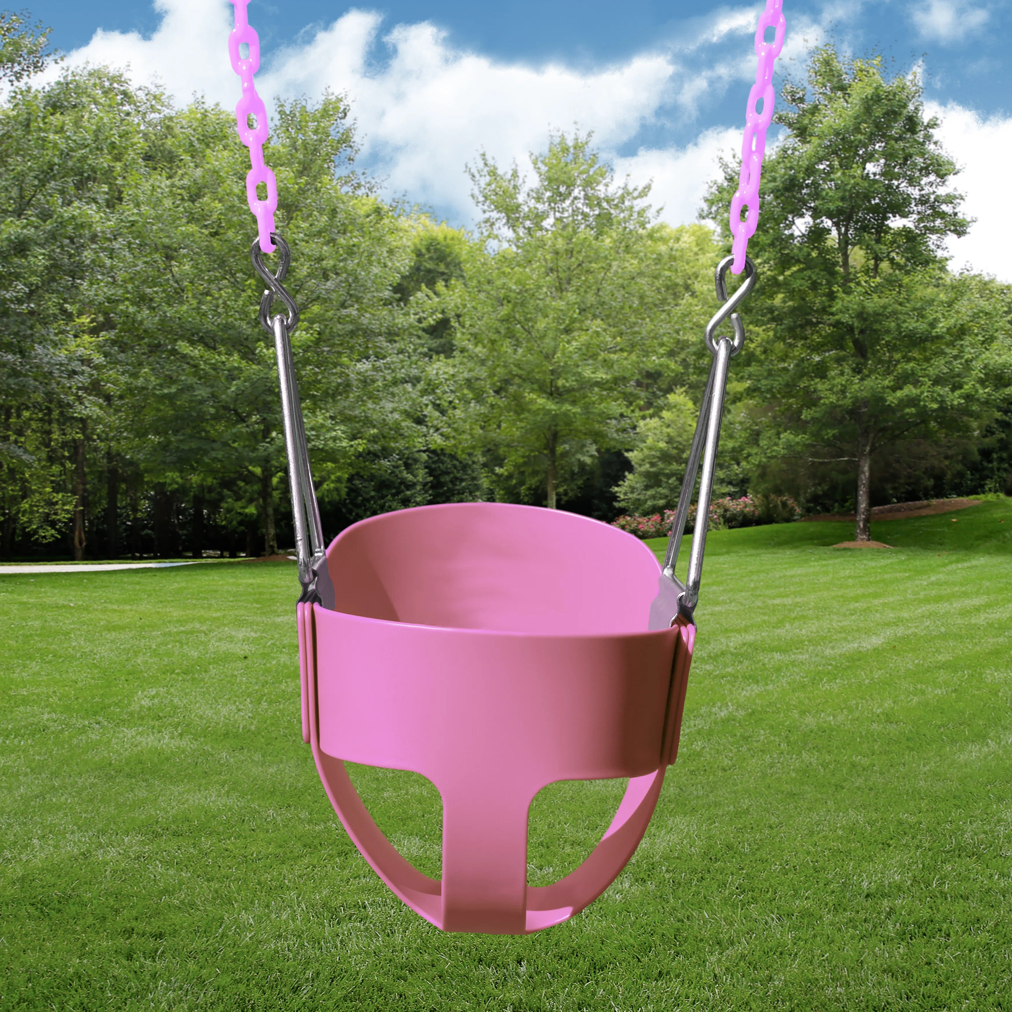 Plastic Bucket Swing with Chains | Wayfair North America