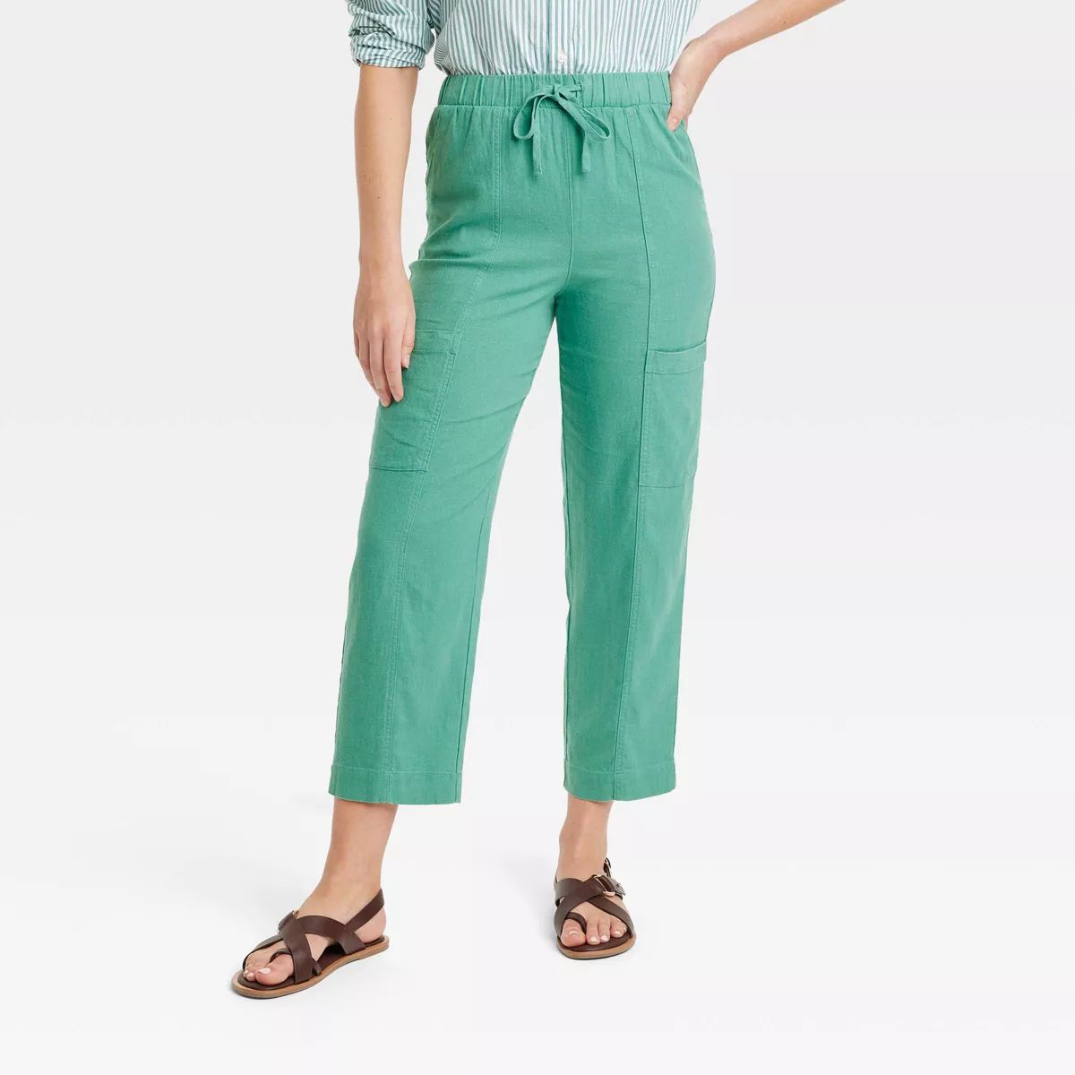 Women's High-Rise Pull-On Tapered Pants - Universal Thread™ | Target