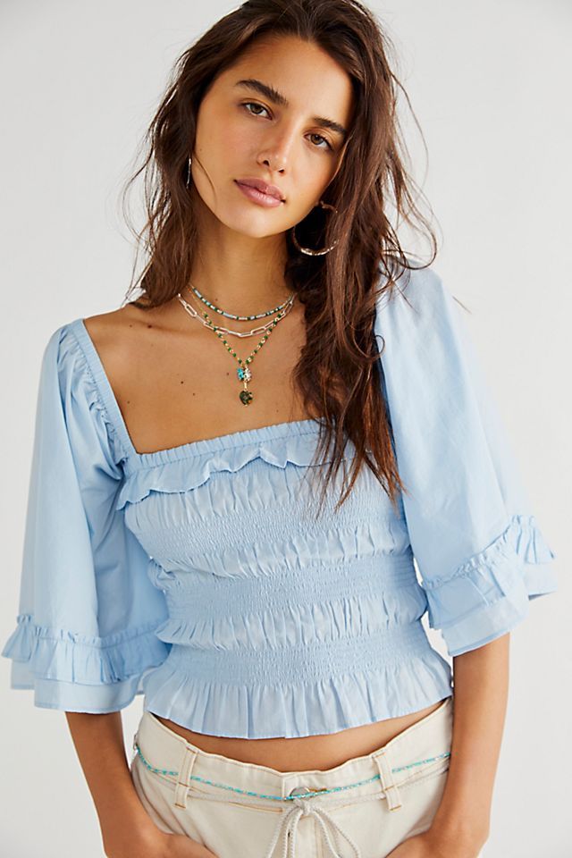 Shirred Perfection Top | Free People (Global - UK&FR Excluded)