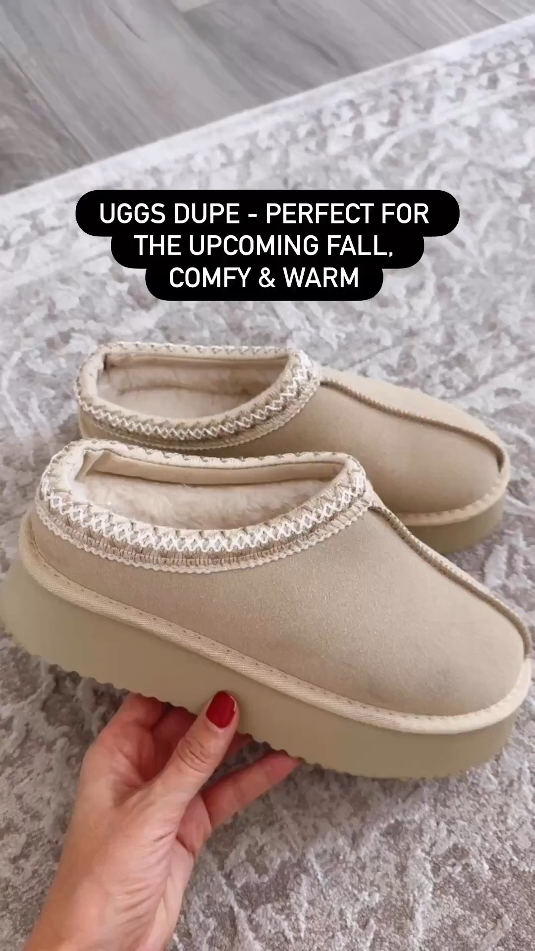 Uggs dupe- perfect for the upcoming fall, comfy and warm

#LTKU #LTKOver40 #LTKootd