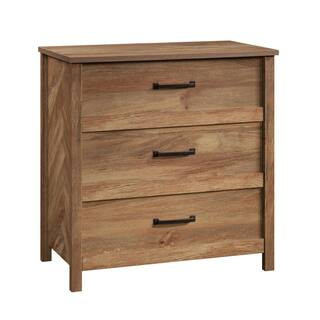 Cannery Bridge 3-Drawer Sindoori Mango Chest of Drawers 31.969 in. x 31.26 in. x 17.559 in. | The Home Depot