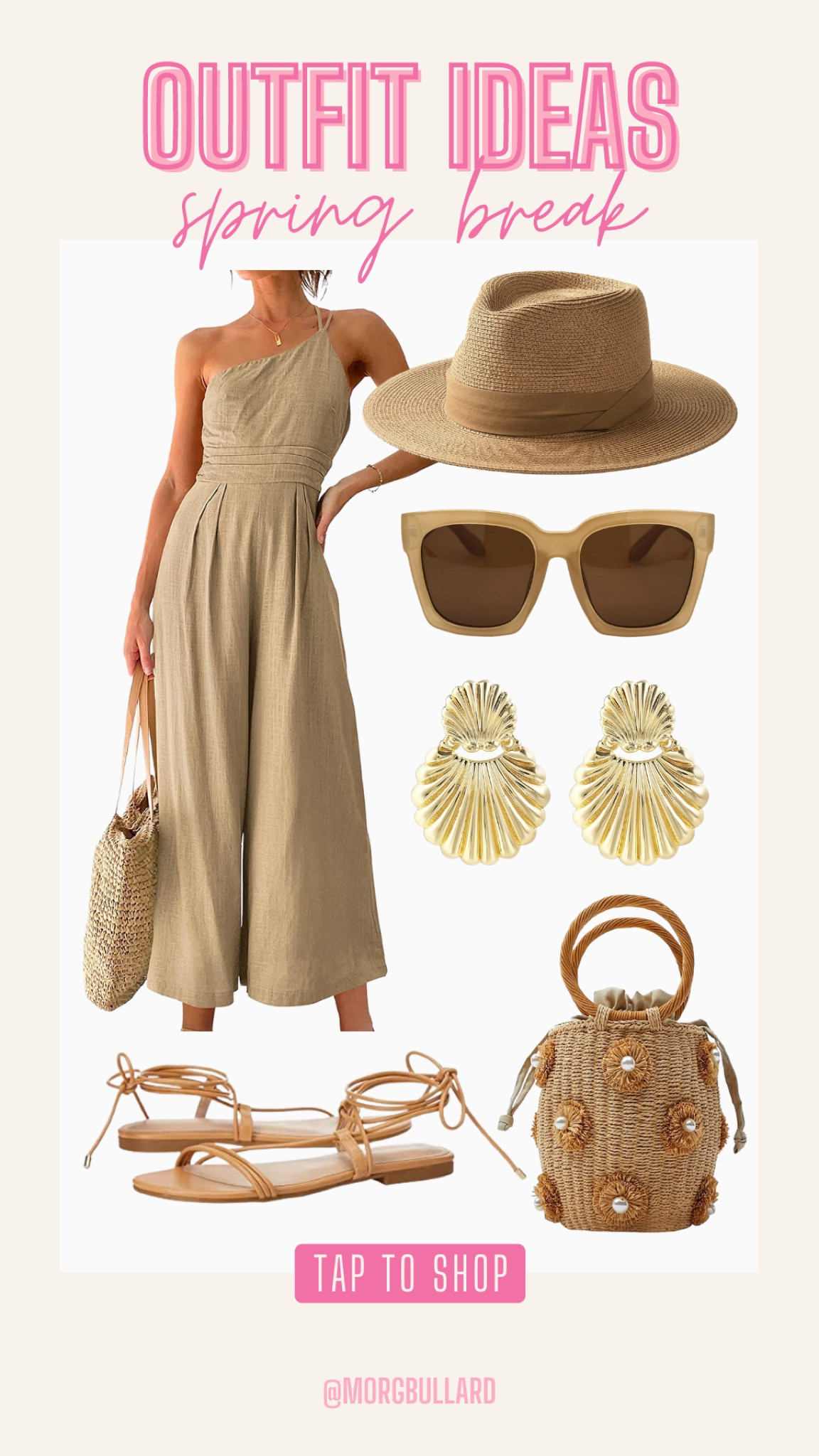 Spring Break | Resort Wear | Linen Jumpsuit | Outfit Idea | Spring Fashion | Spring Outfits 

#LTKstyletip #LTKtravel #LTKunder50