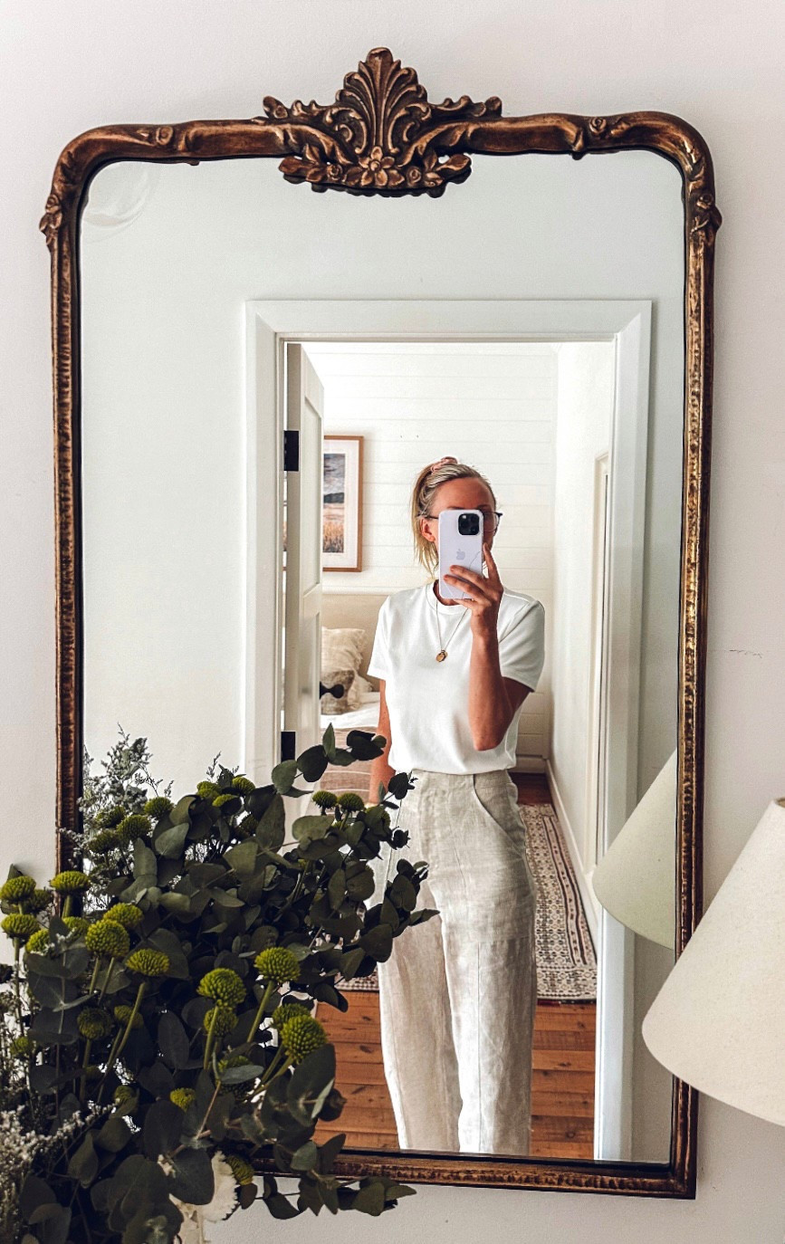 Cotton comfort meets linen ease. My current go-to for a relaxed home day—effortless to dress up or down.

#LTKautumn #LTKaustralia
