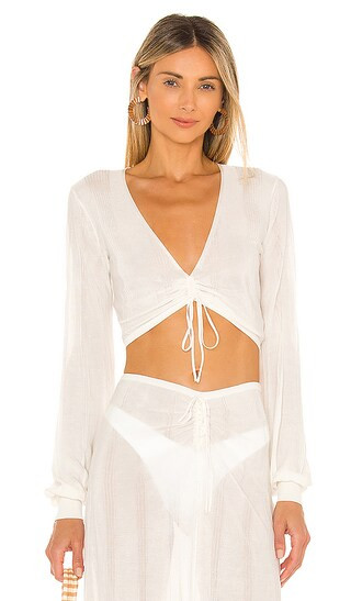 Benny Top in Off White | Revolve Clothing (Global)
