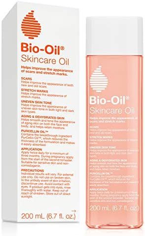 Bio-Oil Skincare Oil, Body Oil for Scars and Stretchmarks, Serum Hydrates Skin, Non-Greasy, Dermatol | Amazon (US)