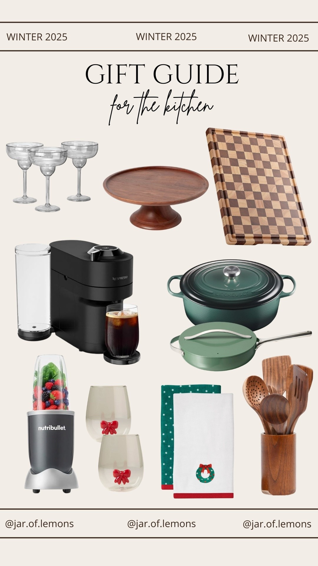 Looking for the perfect gift for the cook in your life? You’re in the right place! ✨ Tap to explore these incredible kitchen-focused gift ideas. 🧑‍🍳🔗

kitchen, gift guide, holiday

#LTKHoliday #LTKSeasonal #LTKGiftGuide