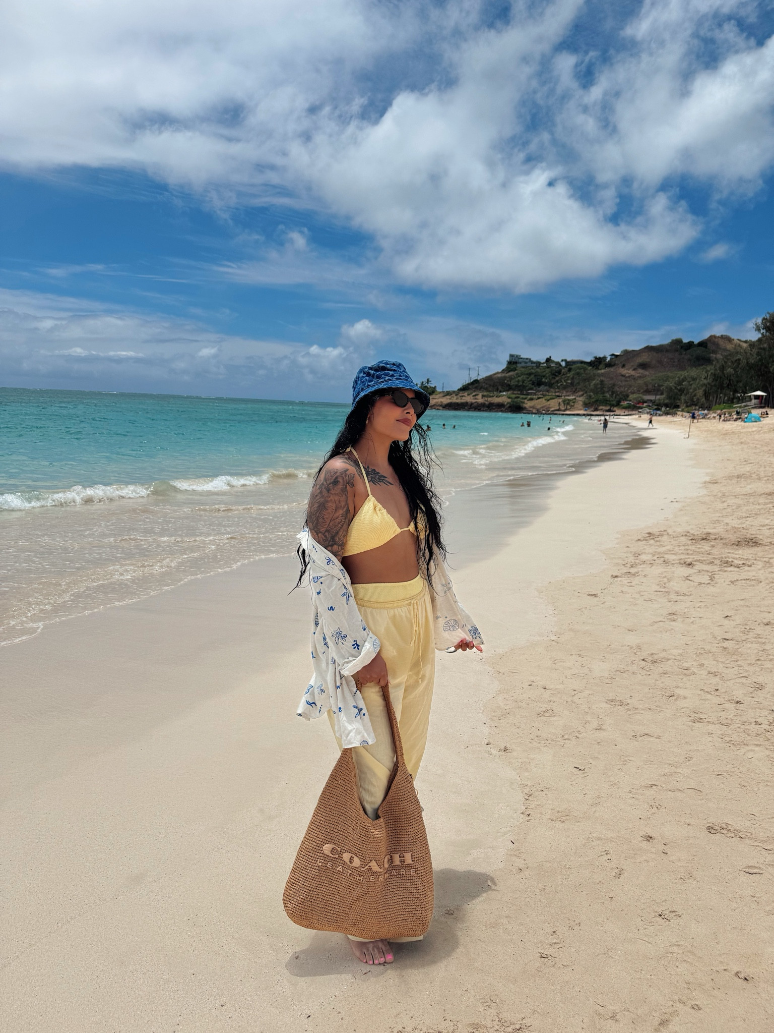 Beach Outfit ☀️ bathing suit & linen

#LTKMidsize #LTKSwim #LTKStyleTip