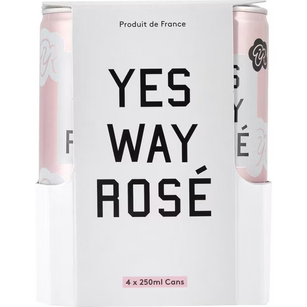 Yes Way Rosé Wine - 4pk/250ml Cans | Target