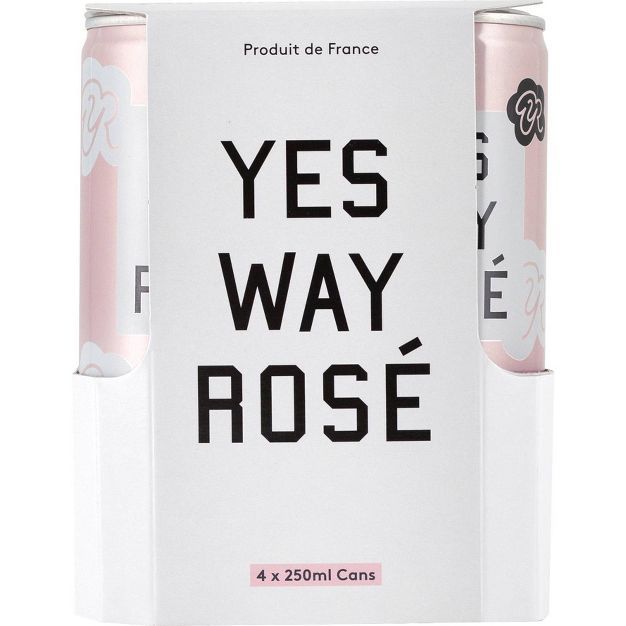 Yes Way Ros&#233; Wine - 4pk/250ml Cans | Target