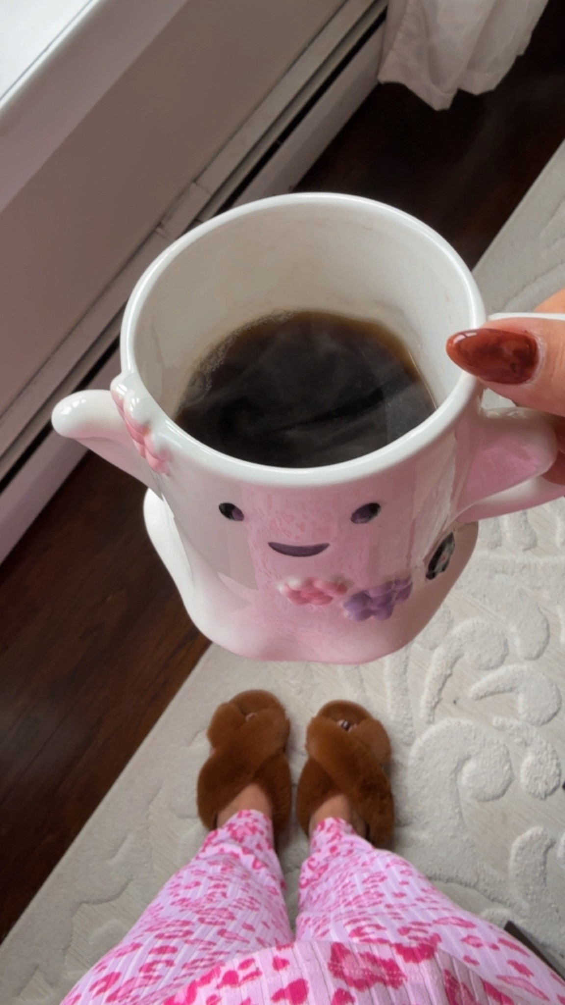 Morning Coffee with my favorite Halloween mug 👻🎃 
#halloweenmug #halloweenseason

#LTKHome #LTKOver40 #LTKHalloween