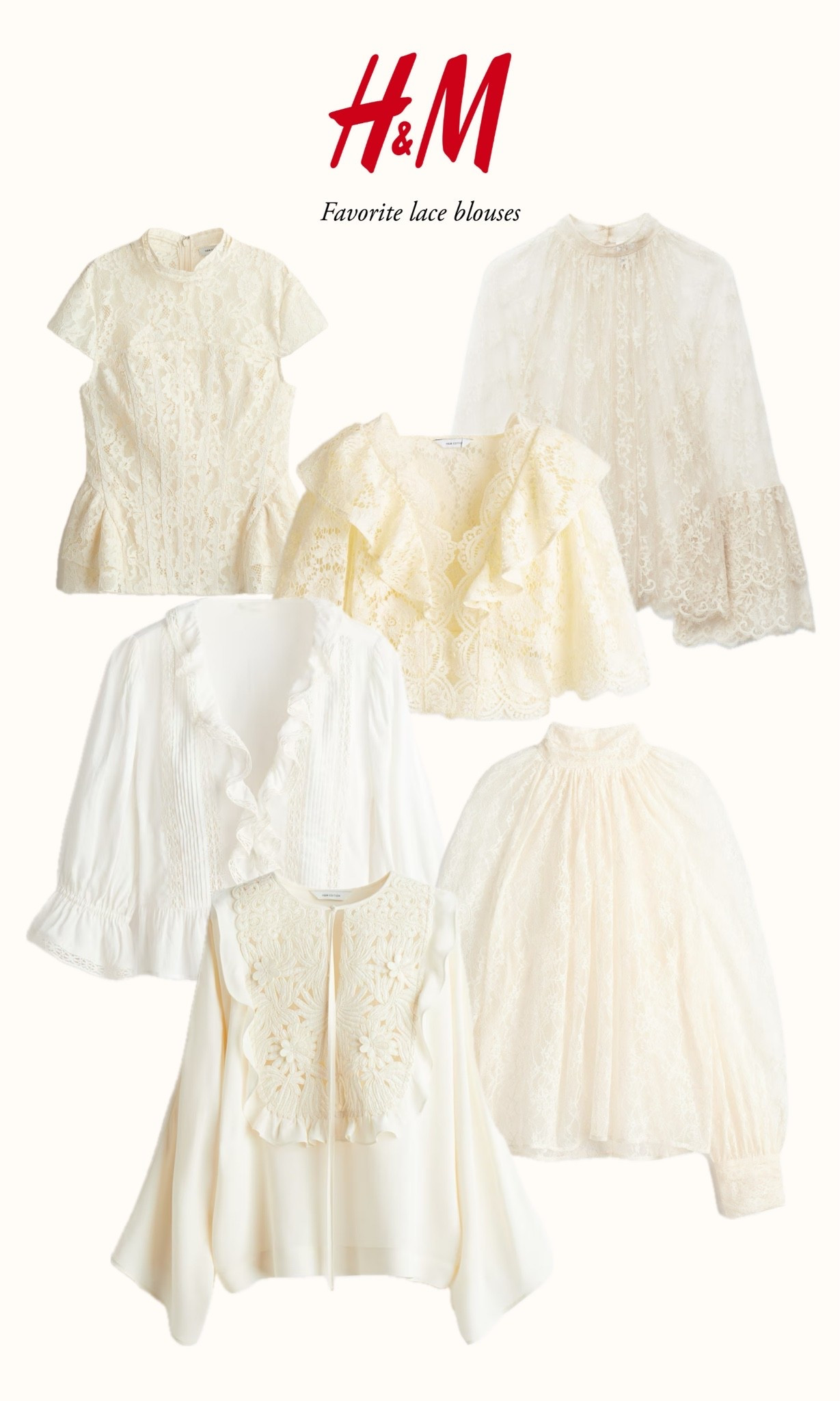 My favorite lace blouses by H&M

#LTKnederlands #LTKsummer #LTKeurope