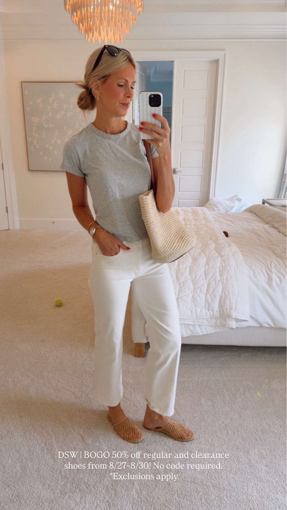 One of my favorite pairs for transitioning into fall 🤎 These Steve Madden mules are so cute with denim and such an easy way to make an everyday outfit feel a little more put together! #Ad @DSW  #mydsw

DSW | BOGO 50% off regular and clearance shoes from 8/27–8/30! No code required. *Exclusions apply.

#LTKootd #LTKSeasonal #LTKSaleAlert