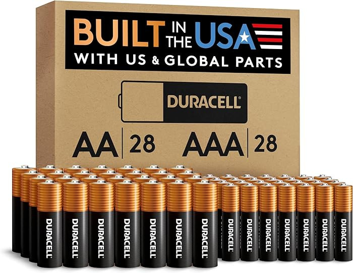 Duracell Coppertop AA + AAA Batteries, 56 Count (Pack of 1), Re-closable for Quick Access and Org... | Amazon (US)