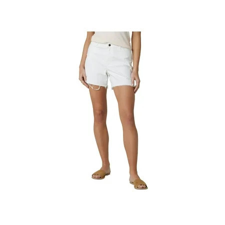 Wrangler Womens Ripped Denim Shorts White 2 | Walmart (US)
