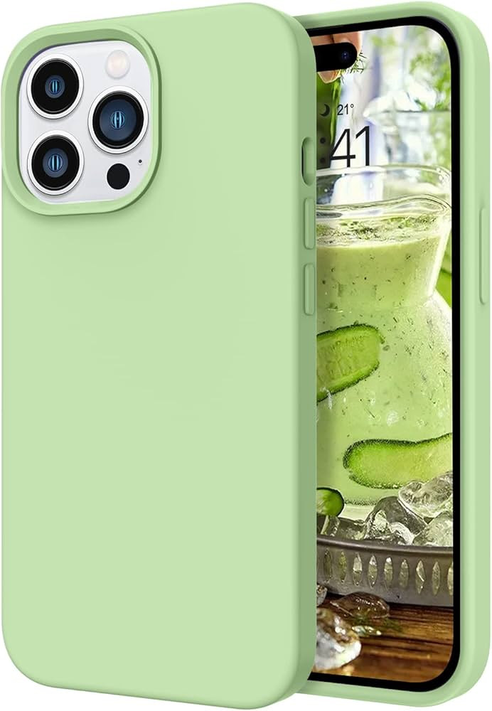 DOMAVER iPhone 14 Pro Max Case, Phone Case for iPhone 14 Pro Max Liquid Silicone Soft Gel Rubber ... | Amazon (US)