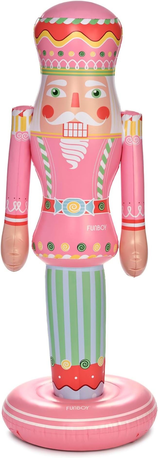 FUNBOY Pink Inflatable Nutcracker – 5ft Tall Indoor/Outdoor Holiday Decoration – Oversized Ch... | Amazon (US)