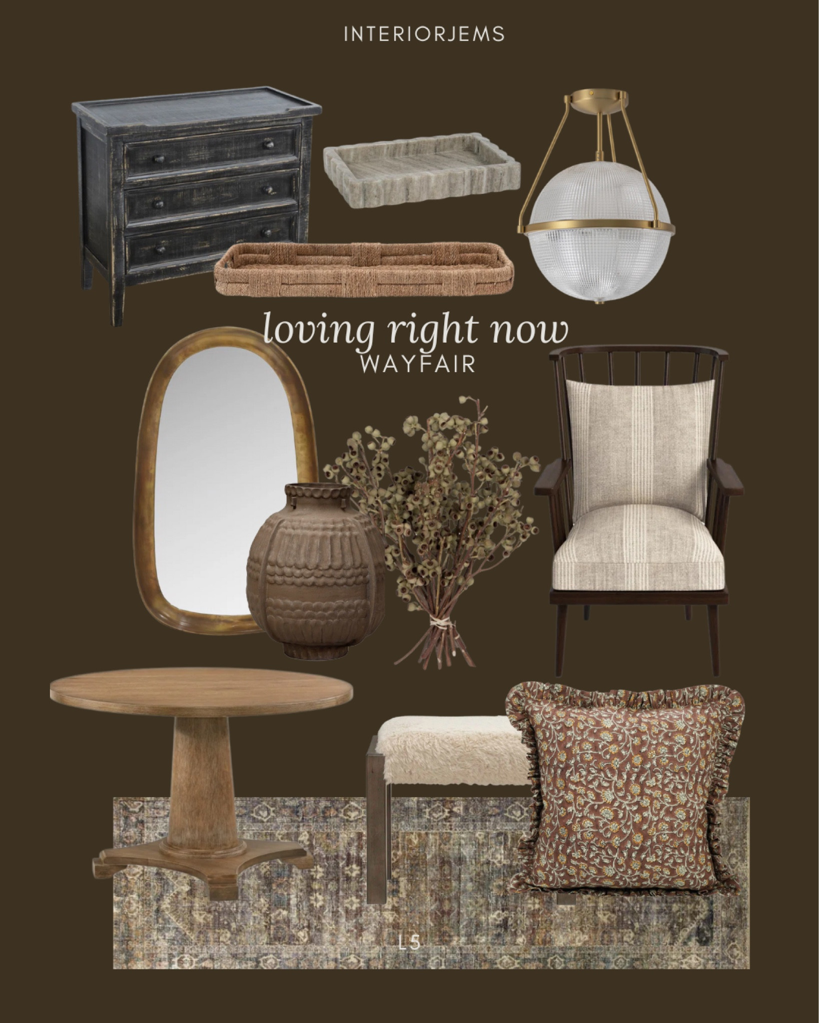 Loving right now from Wayfair, some new arrivals for decor, vintage style, accent chair, tray, chest of drawers, around dining table, new ottoman, vintage style, ceiling, lights, chandelier, marble tray, wall mirror

#LTKSaleAlert #LTKHome #LTKStyleTip