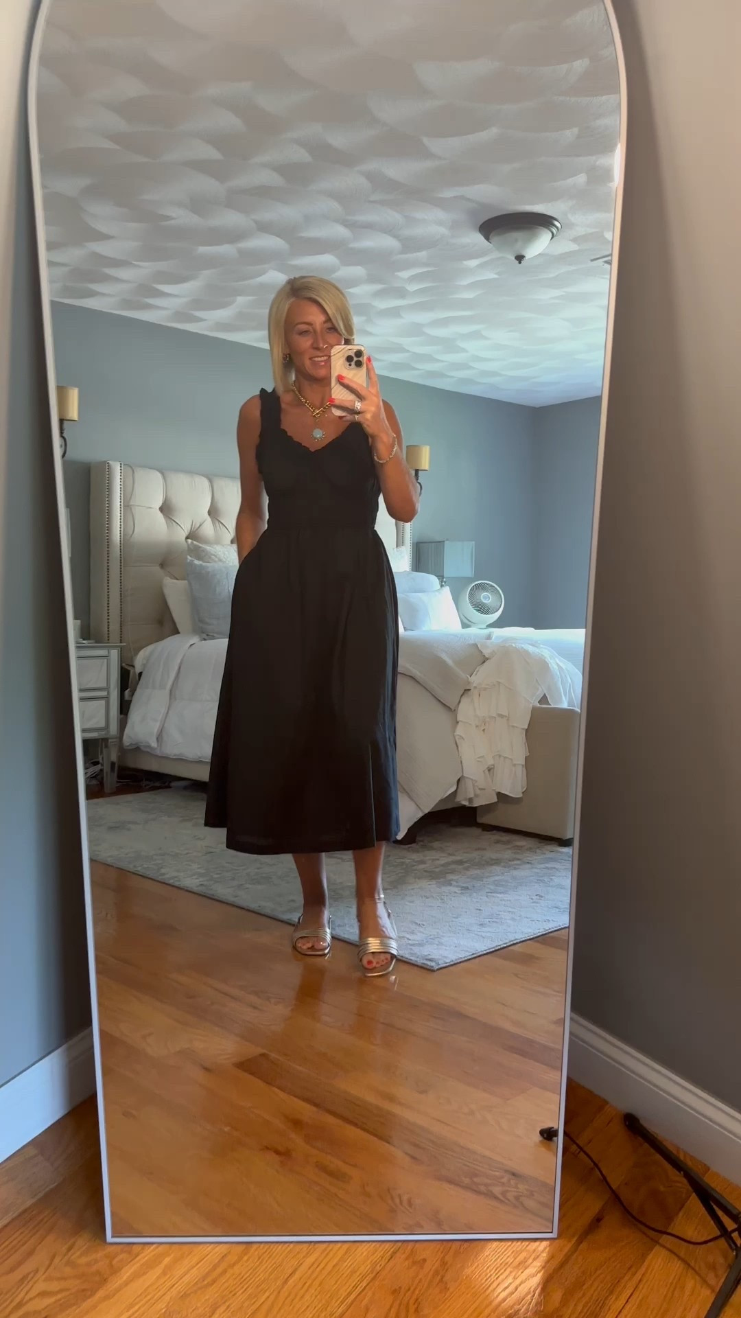 Black version of the old navy dress which was a hit last week. This is so good! Throw on a cute pair of sandals and some jewelry and you’re good to go 

#LTKOver40 #LTKSummerEdit #LTKSeasonal