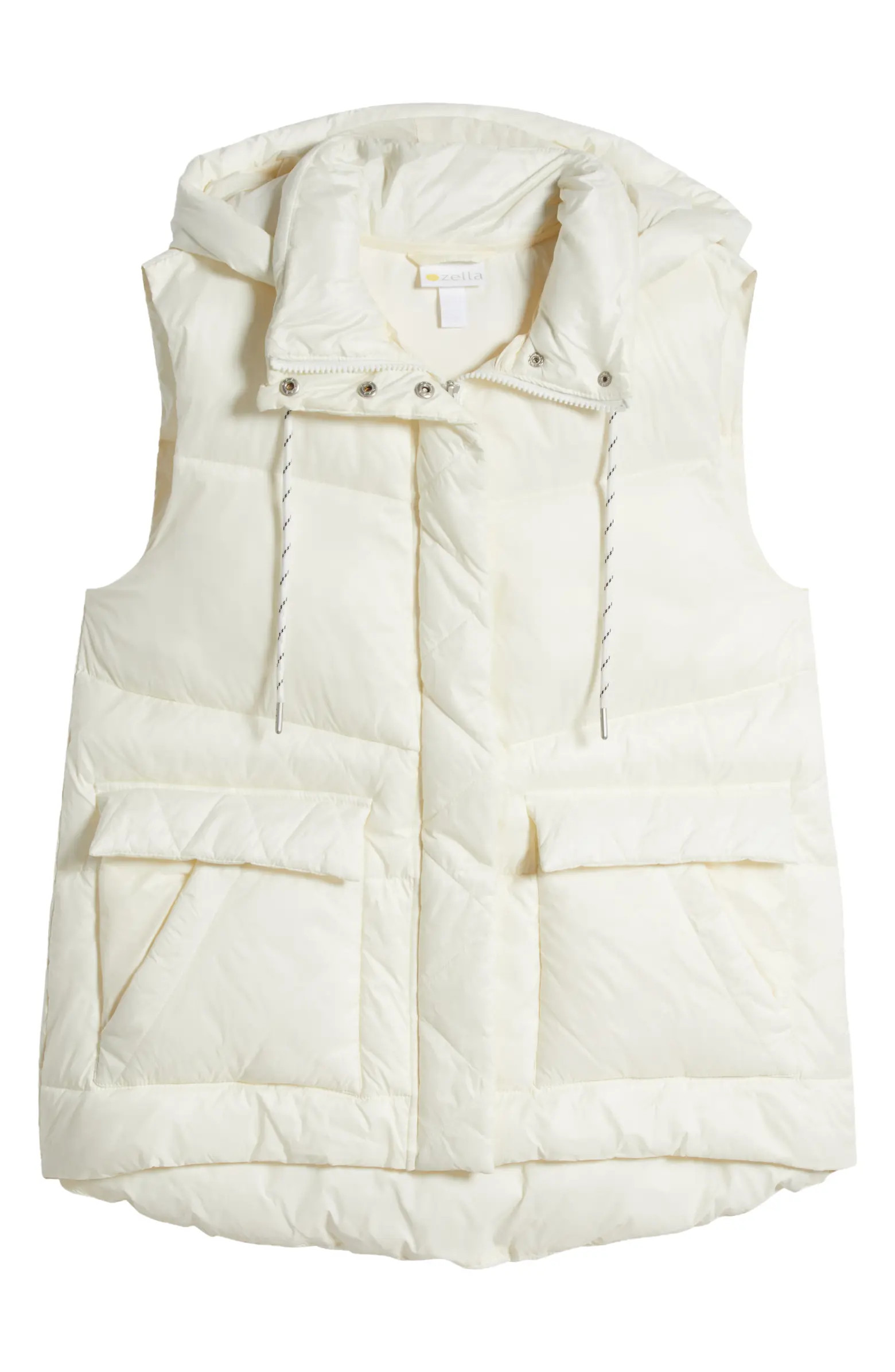 Quilted Hooded Cocoon Vest | Nordstrom
