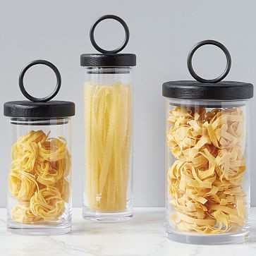 Barcelona Iron Top Canisters | West Elm (US)