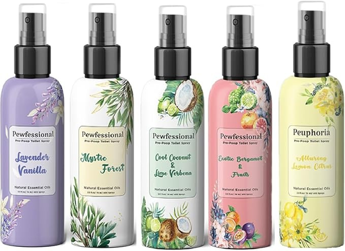 Pewfessional Pre Poo Toilet Spray, Bathroom Odor Eliminator Poop Spray Air Freshener | Amazon (US)